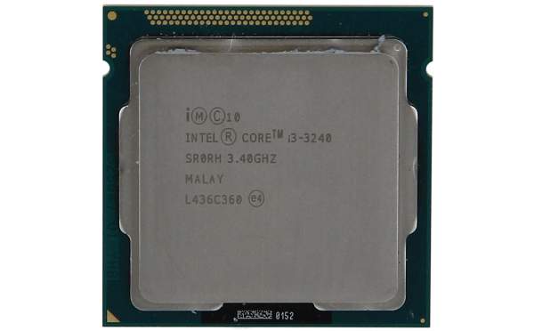 HPE - 701537-001 - Intel Core i3-3240 - Intel® Core„¢ i3 di terza generazione - LGA 1155 (Socket H2) - 22 nm - 3,4 GHz - i3-3240 - 5 GT/s