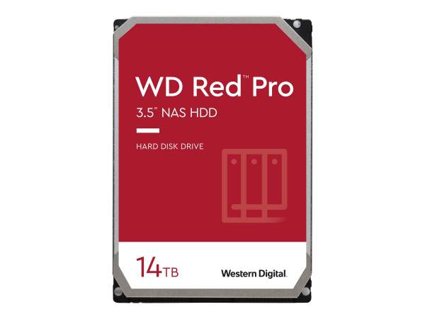 WD - WD141KFGX - 14TB Red Pro 7200RPM 512MB SATA 3.5" HDD