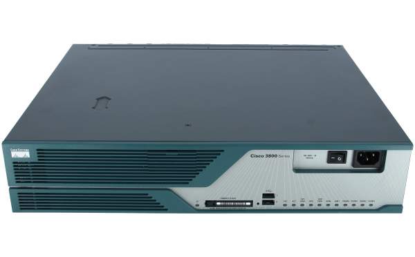Cisco - CISCO3825-SRST/K9 - 3825 - WAN Ethernet - Gigabit Ethernet - Nero - Blu - Acciaio inossidabile