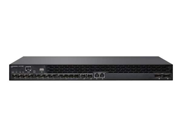 LANCOM - 61859 - XS-5116QF - Switch - L3 - managed - 12 x 1 Gigabit / 10 Gigabit SFP+ + 2 x combo 1/2.5/5/10 Gigabit Ethernet / 1/10 Gigabit SFP+ + 2 x 40 Gigabit QSFP+ (uplink/stacking)