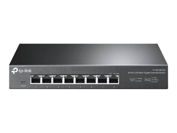 TP-Link - TL-SG108-M2 - V1 - switch - unmanaged - 8 x 100/1000/2.5G - desktop - wall-mountable
