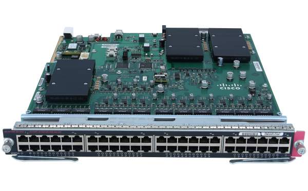Cisco - WS-X6148E-GE-45AT= - Cat6500 48-Port PoE+ ready 10/100/1000 w/Jumbo Frame