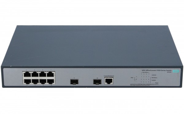 HPE - JG922A - 1920-8G-PoE+ (180W) - Gestito - L3 - Gigabit Ethernet (10/100/1000) - Supporto Power over Ethernet (PoE) - Montaggio rack