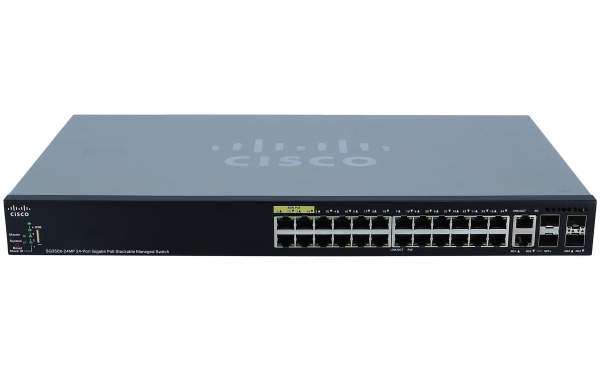 Cisco - SG350X-24MP-K9-EU - Small Business SG350X-24MP - Switch - 10.000 Mbps - 24-Port 1 HE - R