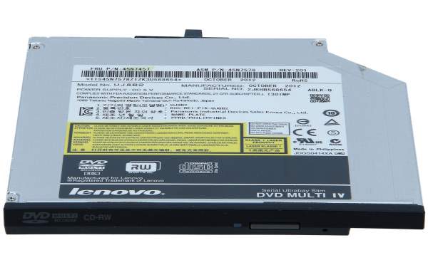 Lenovo - 45N7457 - Lenovo .Optical Drive DVD Multiburner Slim Write Speed 24x CD 2x Rewrite Spee