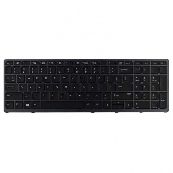 HP - 848311-031 - Backlit keyboard assembly (United Kingdom) Tastatur