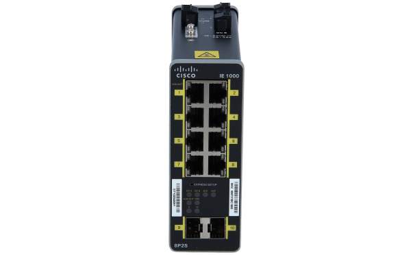 Cisco - IE-1000-8P2S-LM - Industrial Ethernet 1000 Series - Switch - verwaltet
