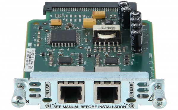Cisco - VIC2-2FXS - Two-port Voice Interface Card - FXS