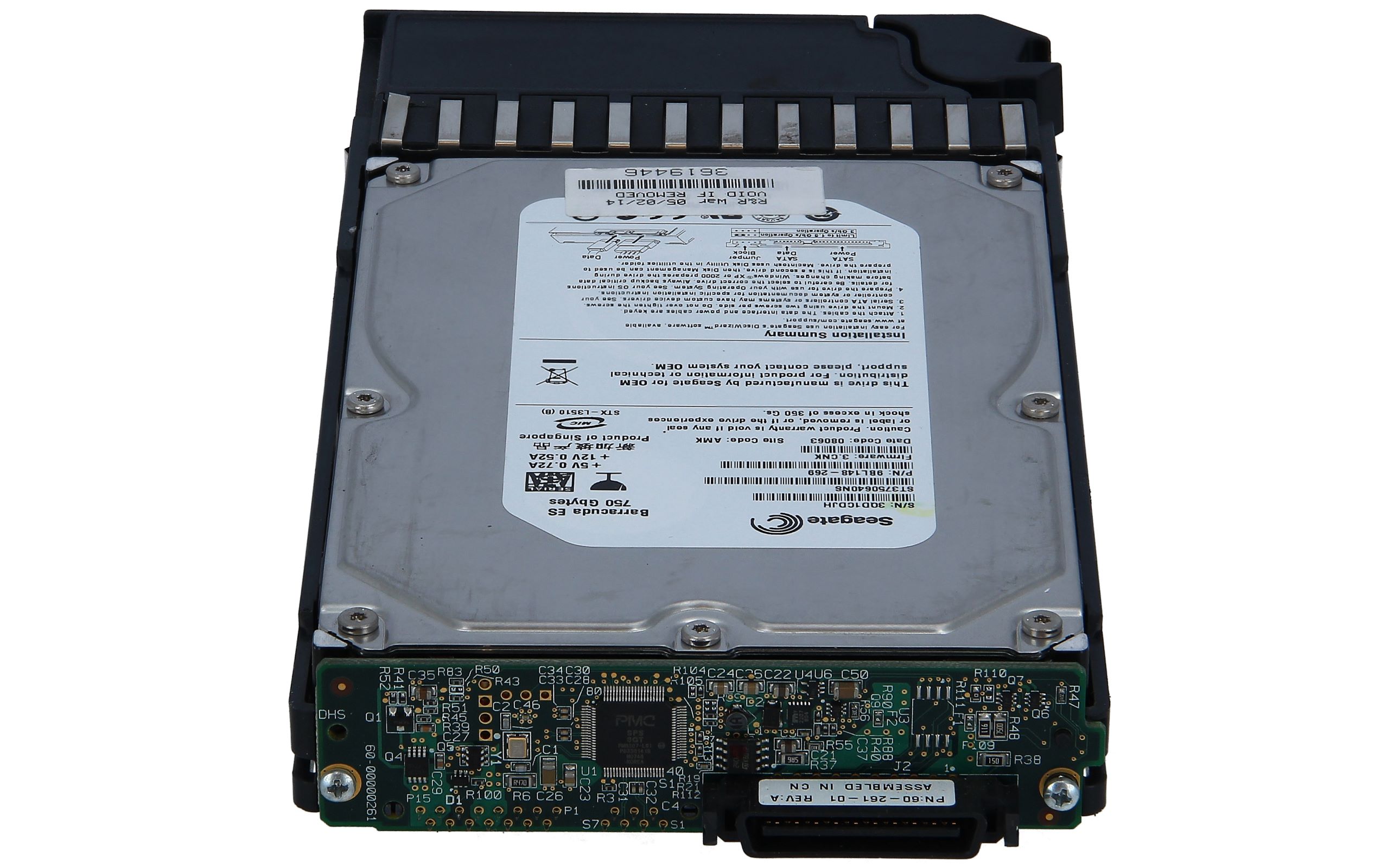480941-001 HP 750GB 7.2K 3G LFF SATA 3.5'' DP HDD HARD DRIVE FOR MSA2 