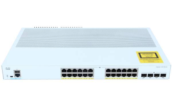 Cisco - C1000-24P-4G-L - Catalyst C1000-24P-4G-L - Gestito - L2 - Gigabit Ethernet (10/100/1000) - Full duplex - Supporto Power over Ethernet (PoE)