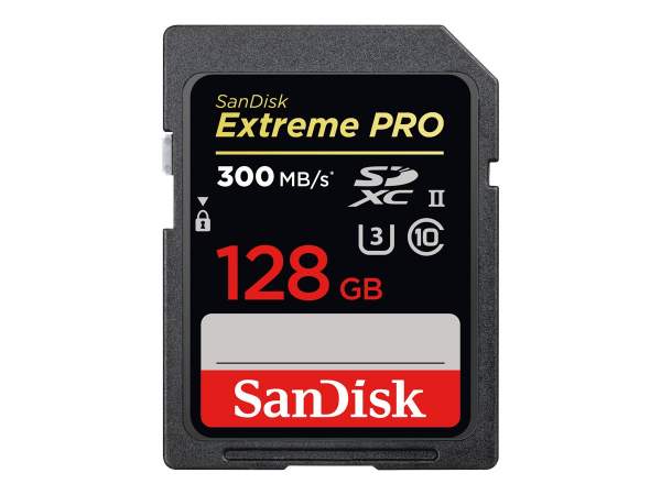 SANDISK - SDSDXPK-128G-GN4IN - SD Extreme Pro 128GB UHS-II 300MB/s