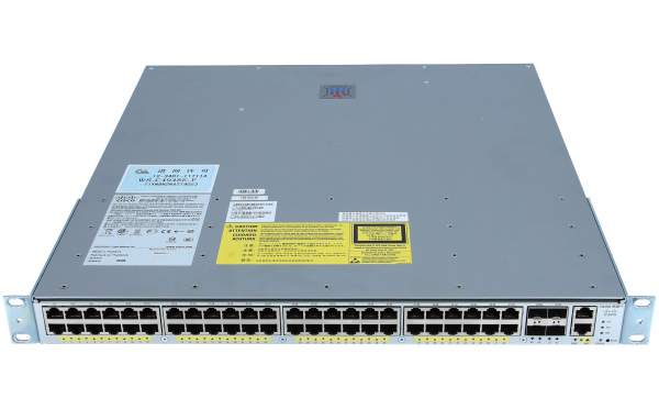 Cisco - WS-C4948E-F - Cat 4948E-F,opt sw,48x 10/100/1000+ 4 SFP+,no PS,Fr Ext
