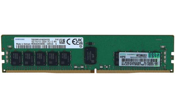HPE - P03051-091 - 16GB 1Rx4 DDR4-2933MHz - 16 GB - DDR4 - 16 - 16 GB - DDR4