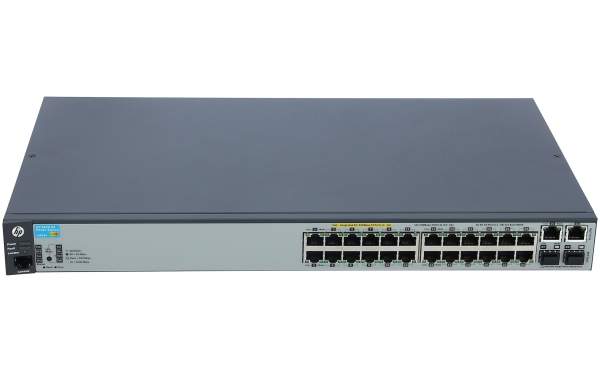 HPE - J9624A - Aruba 2620 24 PPoE+ - Gestito - L3 - Fast Ethernet (10/100) - Supporto Power over Ethernet (PoE) - Montaggio rack - 1U