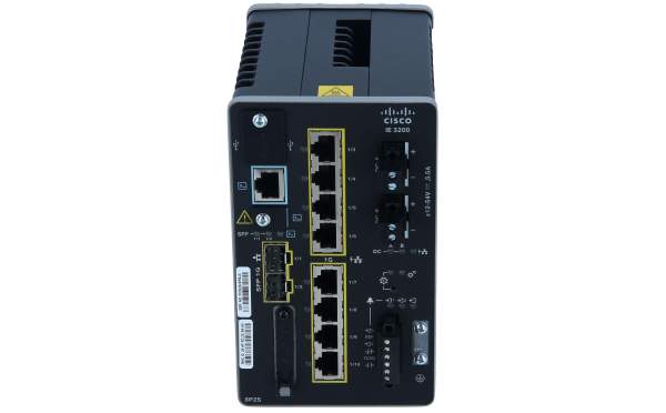 Cisco - IE-3200-8P2S-E - Catalyst IE3200 with 8 GE PoE+ & 2 GE SFP, Fixed System, NE