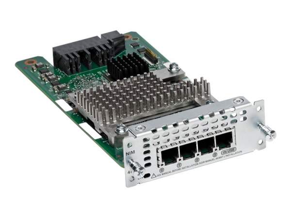 Cisco - NIM-4FXSP - 4-Port Network Interface Module - FXS, FXS-E and DID