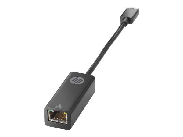HP - V8Y76AA#ABB - Adattatore da USB Type-C a RJ45 - USB tipo-C - RJ-45 - Nero - Casa - 245 mm - 110 mm