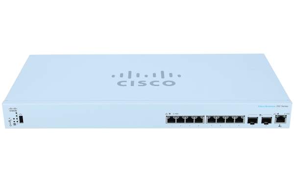 Cisco - CBS350-8XT-EU - Business 350 Series CBS350-8XT - Switch - L3 - Managed - 6 x 10GBase-T + 2 x