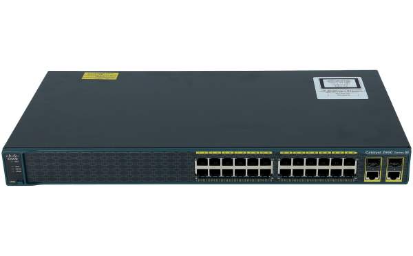 Cisco - WS-C2960-24TC-S - Catalyst 2960-24TC-S - Gestito - L2 - Fast Ethernet (10/100) - Full duplex - Montaggio rack - 1U