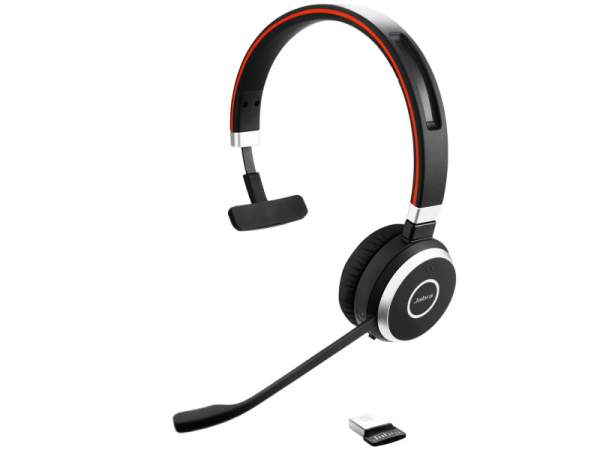 Jabra - 6593-839-409 - Evolve 65 SE UC Mono - Headset - on-ear - Bluetooth - wireless - USB