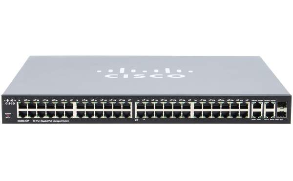 Cisco - SG300-52P-K9-EU - Cisco Small Business SG300-52P - Switch - 52 Anschluesse - verwaltet