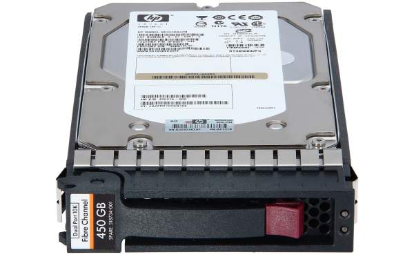 HPE - 518734-001 - StorageWorks 3,5" Fibre Channel 450 GB - Festplatte - 10.000 rpm - Intern