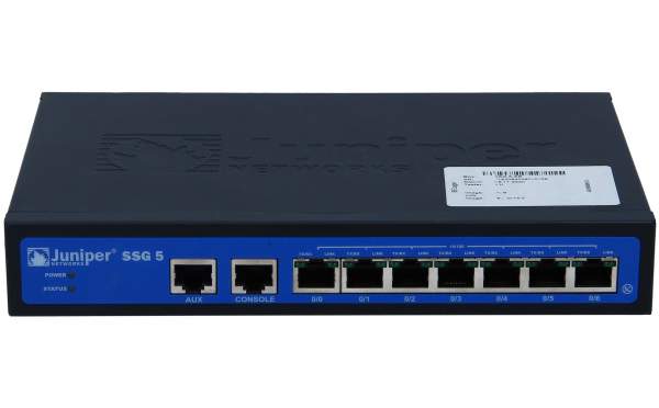 JUNIPER - SSG-5-SB - Secure Services Gateway 5 with RS-232 Aux backup, 128 MB Memory