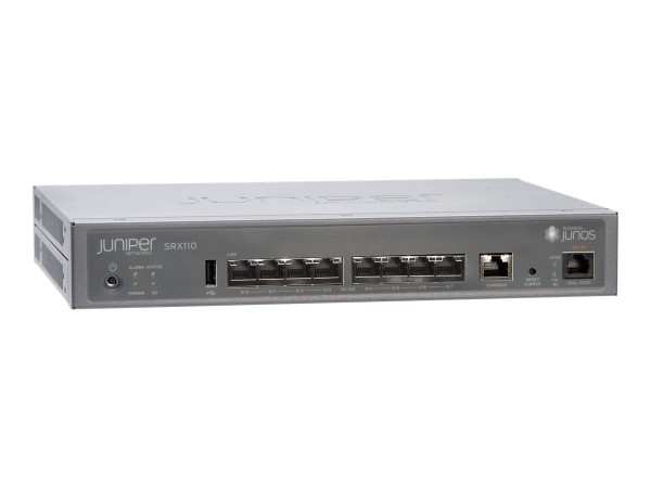 Juniper - SRX110H-VA - SRX110 Base - Montaggio a rack - Potenza - 1 MB - 1 MB - 1800,1900 MHz - VDSL2/ADSL2+