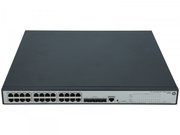 HPE - JE008A - V 1910-24G-PoE (170W) - Gestito - L3 - Gigabit Ethernet (10/100/1000) - Supporto Power over Ethernet (PoE) - Montaggio rack - 1U
