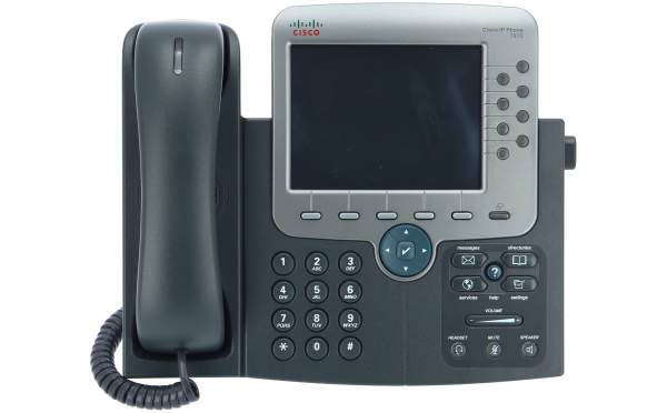 Cisco - CP-7975G - Cisco Unified IP Phone 7975, Gig Ethernet, Color