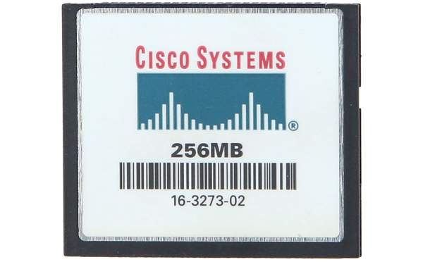 Cisco - MEM-CF-256MB= - 256MB Compact Flash for Cisco 1900, 2900, 3900 ISR