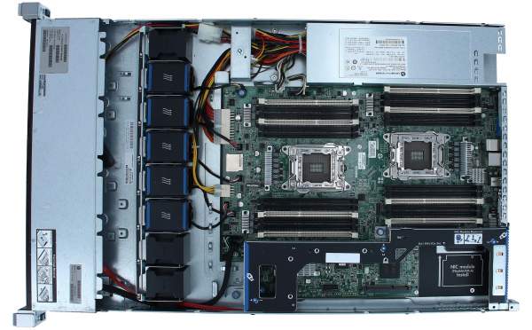 HP - 685622-B21 - DL160 Gen8 2x Heatsinks 4x Fans 0GB B120i/ZM 1x 500W PSU 4N 1U Rack Server