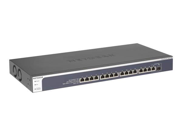 Netgear - XS716E-100NES - Plus XS716E - Switch - Managed - 16 x 10GBase-T + 1 x shared 10 Gigabit SFP+