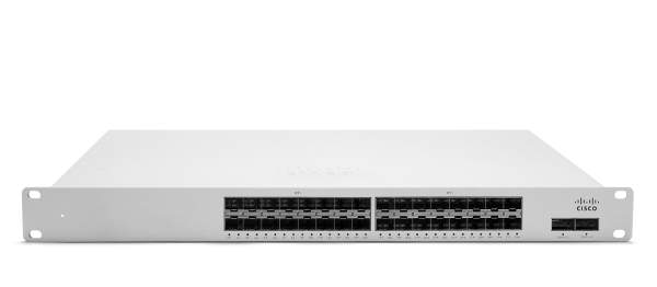 Cisco - MS425-32-HW - Meraki Cloud Managed Ethernet Aggregation Switch MS425-32 - Switch - Managed - 24 x 10 Gigabit SFP+ + 2 x 40 Gigabit QSFP+ (uplink) - front to back airflow - rack-mountable