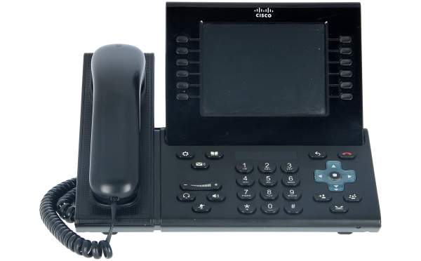 Cisco - CP-9971-C-K9 - Unified IP Phone 9971 Standard - IP video phone - IEEE 802.11b/g/a (Wi-Fi) - SIP - RTCP - SRTP - multiline