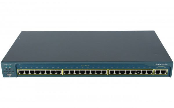 Cisco - WS-C2950T-24 - 24 10/100 ports w/ 2 10/100/1000BASE-T ports, Enhanced Image