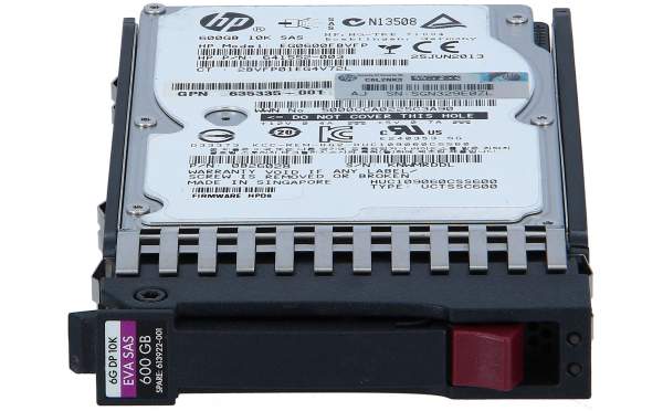 HPE - 641552-003 - Dual Port Enterprise 2,5" SAS 600 GB - Festplatte - 10.000 rpm - Intern