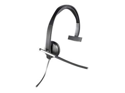 Logitech - 981-000514 - Logitech USB Headset Mono H650e - Headset - On-Ear