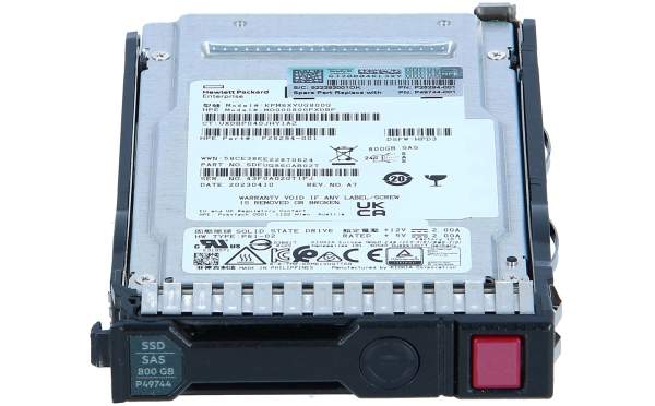 HPE - P49046-B21 - SSD - Mixed Use - 800 GB - hot-swap - 2.5" SFF - SAS 12Gb/s - Multi Vendor - with