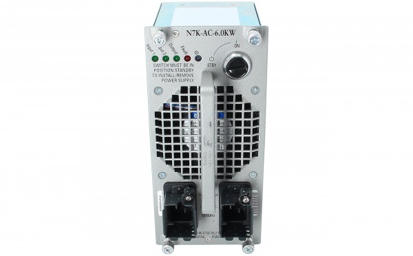 Cisco - N7K-AC-6.0KW - N7K-AC-6.0KW - Alimentazione elettrica - Argento - 341356 h - 23000 BTU/h - 80 PLUS Silver - Ul/CSA/IEC/EN 60950-1 - AS/NZS 60950