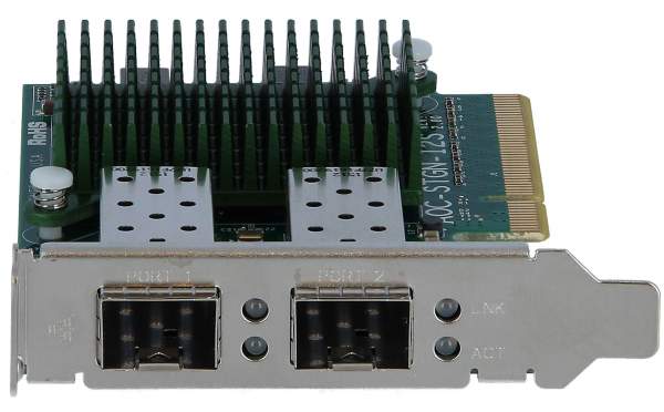 SUPERMICRO - AOC-STGN-I2S - Standard LP, 2x 10GbE SFP+, PCI-E x8, Intel?82599ES