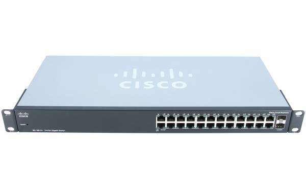 Cisco - SG100-24-EU - Small Business SG 100-24 - Switch - 1.000 Mbps - 24-Port 1 HE - Rack-Modul