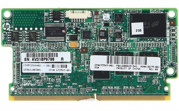 HPE - 610675-001 - 2GB FBWC FOR P-SERIES SMART ARRAY WITHOUT BATTERY CAPACITOR - 2 GB - 244-pin