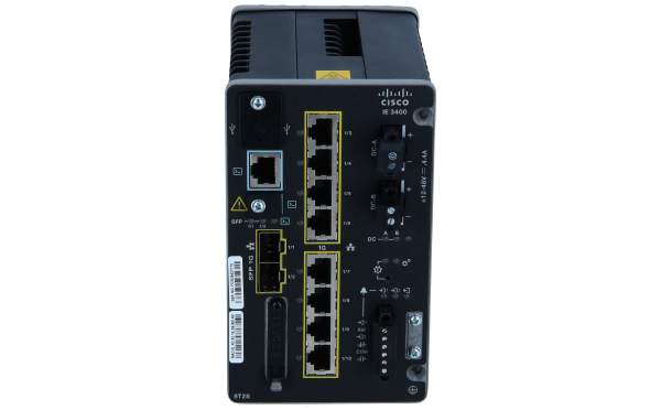 Cisco - IE-3400-8T2S-E - Catalyst IE3400 - Gestito - L2 - Gigabit Ethernet (10/100/1000) - Montaggio rack