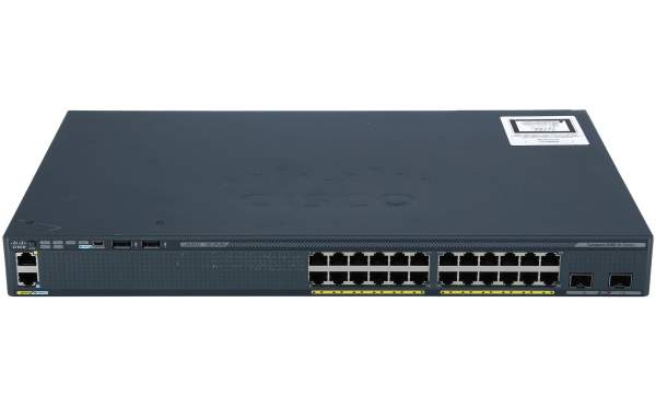 Cisco - WS-C2960X-24TD-L - Catalyst WS-C2960X-24TD-L - Gestito - L2 - Gigabit Ethernet (10/100/1000) - Full duplex - Montaggio rack