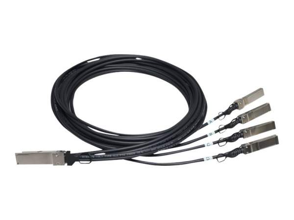 HPE - JG331A - X240 40G QSFP+ 4x10G SFP+ 5m DAC - 5 m - SFP+ - SFP+