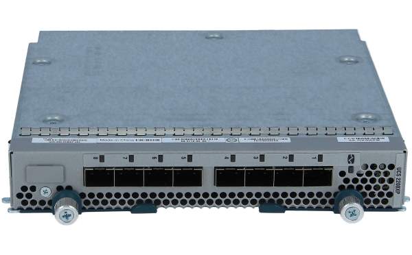 Cisco - UCS-IOM-2208XP - UCS-IOM-2208XP - 10 Gigabit Ethernet - 10000 Mbit/s - 8x 10GbE/FCoE - UCS 5108 - 194 x 183 x 35 mm - 1,13 kg
