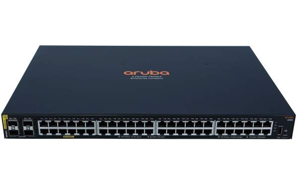 HPE - R8N85A#ABB - 6000 48G Class4 PoE 4SFP 370W - Gestito - L3 - Gigabit Ethernet (10/100/1000) - Supporto Power over Ethernet (PoE) - Montaggio rack - 1U