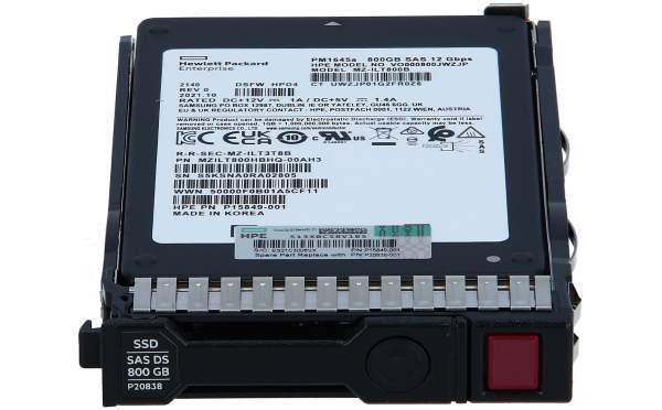 HPE - P20838-001 - 800GB SAS Solid State Drive