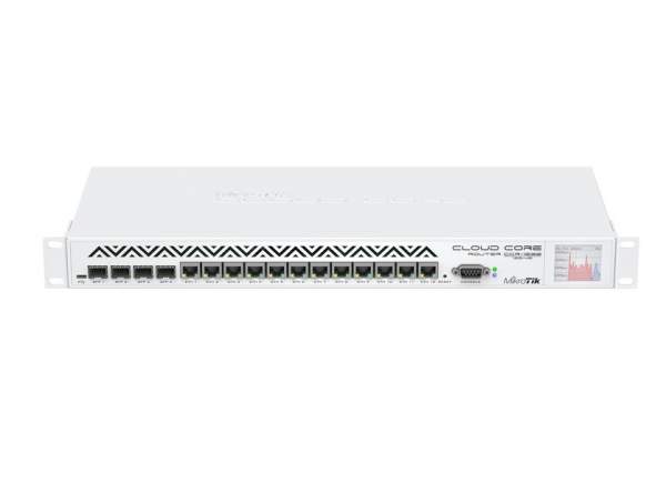 MikroTik - CCR1036-12G-4S-EM - Cloud Core Router 1036-12G-4S-EM - Router - 12-port switch - GigE - r